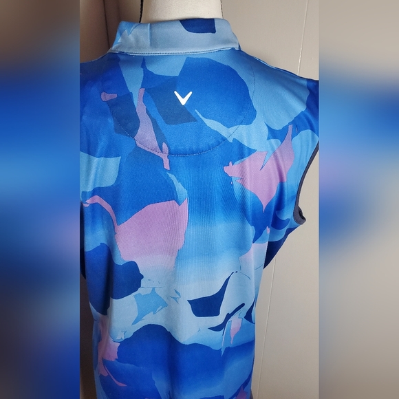 Callaway Golf XL NWT Blue Sea Star Opti Dry Athletic Dress - Picture 13 of 14